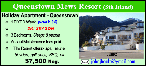 Queenstown Mews Resort - $7500