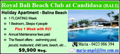 Royal Bali Beach Club at Candidasa - $9900